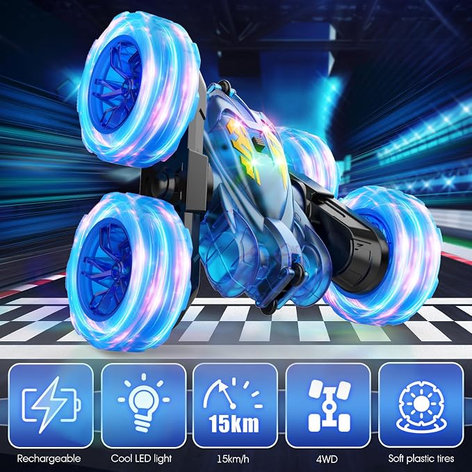 Remote Control Car, Stunt RC Cars - Image 4