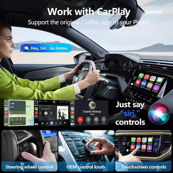 Wireless CarPlay Adapter for Apple iPhone | Mini USB Design for Convert Wired - Image 3