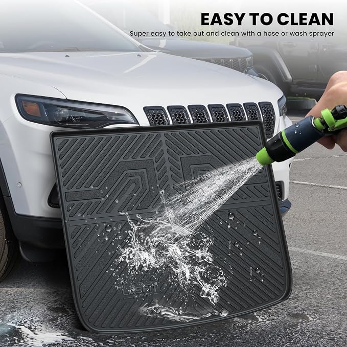 LASFIT Trunk Mat for Jeep Cherokee 2014-2023 All Weather TPE Custom Fit Cargo - Image 7