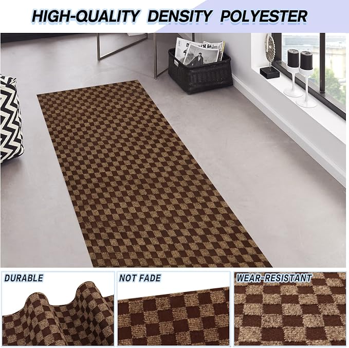 Custom Size Backed Non-Slip Area Rugs Runner, Easy Clean, Waterproof Runner Rugs - Image 2