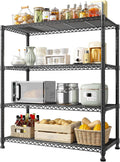 REIBII Wire Shelving Unit Storage Shelves Metal Shelves Heavy Duty Shelving by REIBII