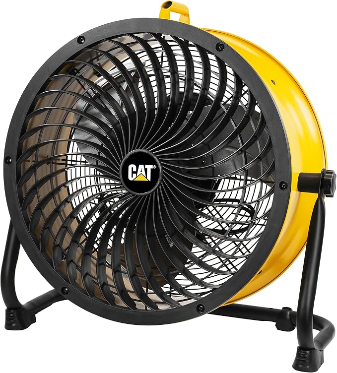 CATERPILLAR 18 inch High Velocity, 3400 CFM, 4 Speed, 360 Degree Metal Heavy by CAT