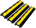 3 Pack Rubber Cable Ramp Hose Cable Protector Ramp 1 Channel 22000Lbs Load by F+COME