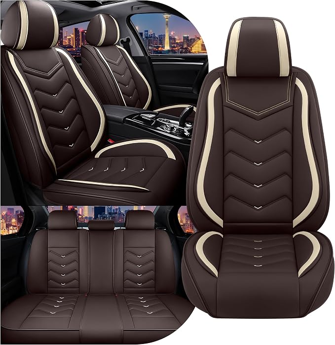 Car Seat Covers for Chrysler Pacifica 2004-2025, Stylish Sport Seat Cover by Unknown