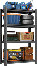 Metal Garage Shelving Unit, Heavy Duty 4-Tier Adjustable Storage Rack, Steel by Notmise