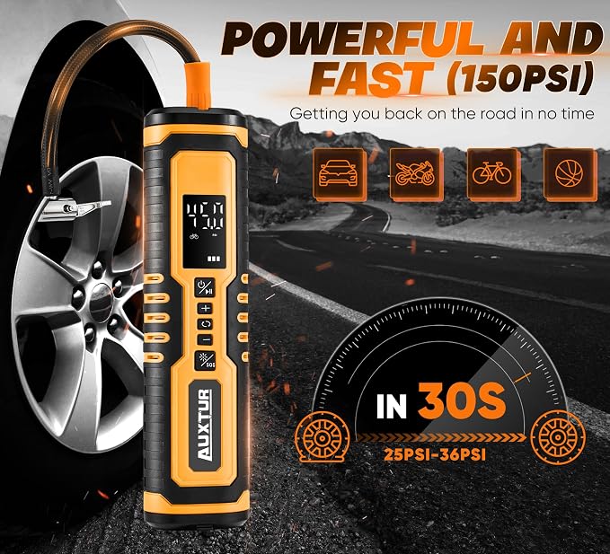 Cordless Tire Inflator for Car - Image 2