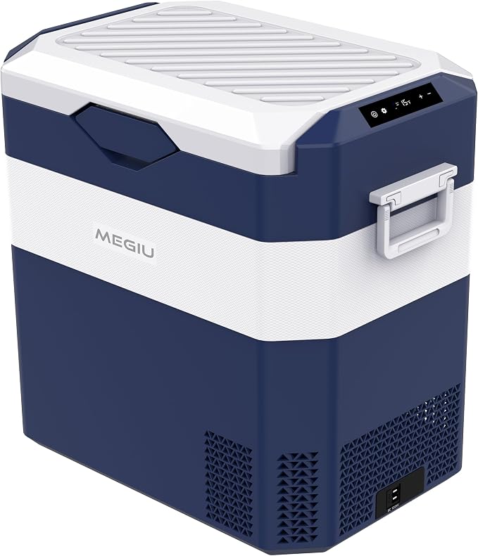 Car Fridge Portable 12V Refrigerator 45 Quart 12 Volt Freezer Compressor Cooler by Megiu