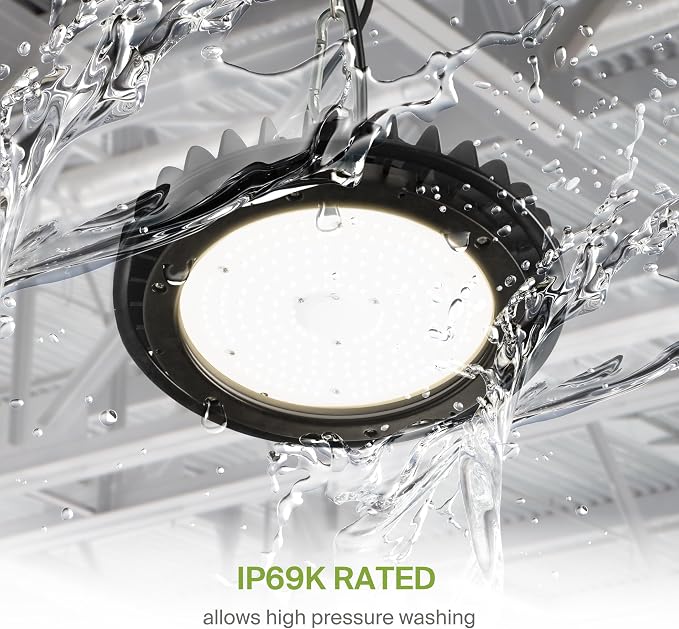 ASD LED High Bay UFO Light Fixture, Commercial Shop Lighting | Dimmable - Image 4