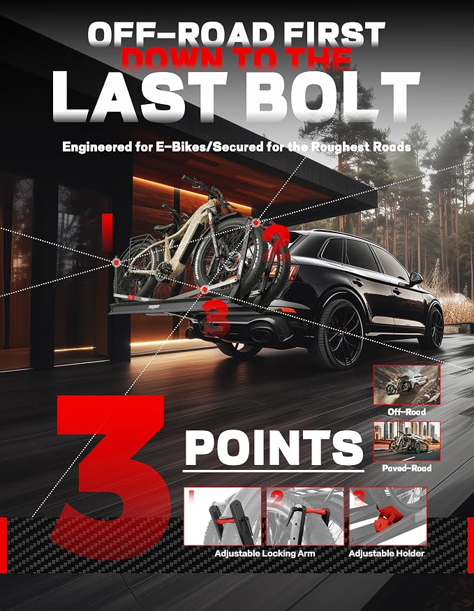 Young 200 lbs Ebike Racks with Ramp - Image 3