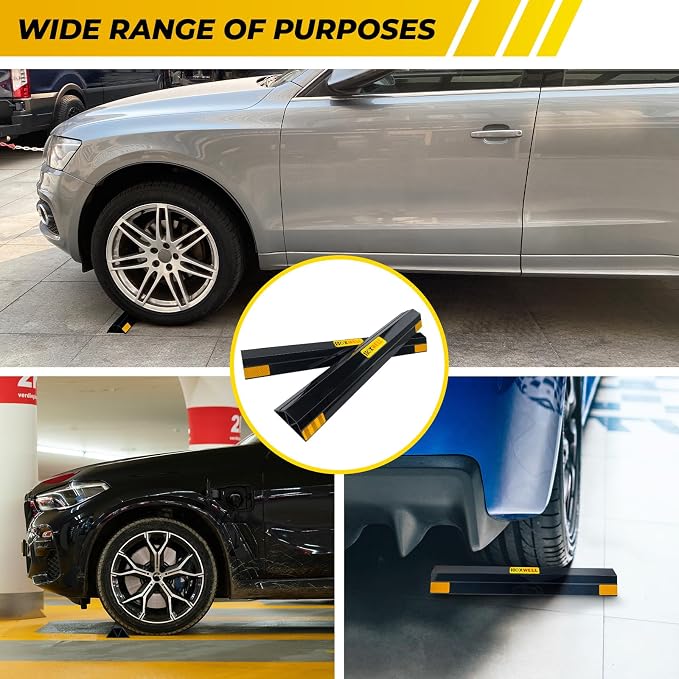 24 Inch 2 PCS Heavy Duty Car Parking Stopper - Image 7