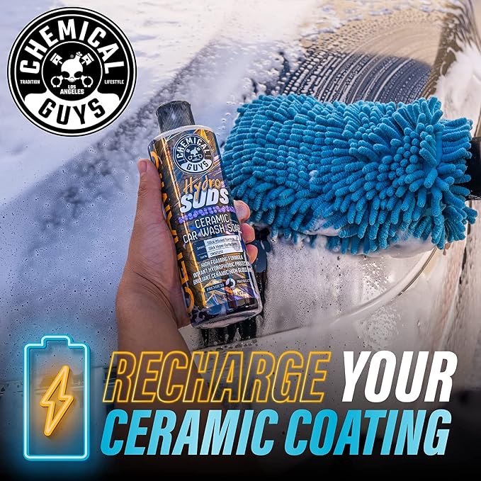 Chemical Guys HydroSuds Ceramic SiO2 Shine High Foaming Car Wash Soap - Image 6