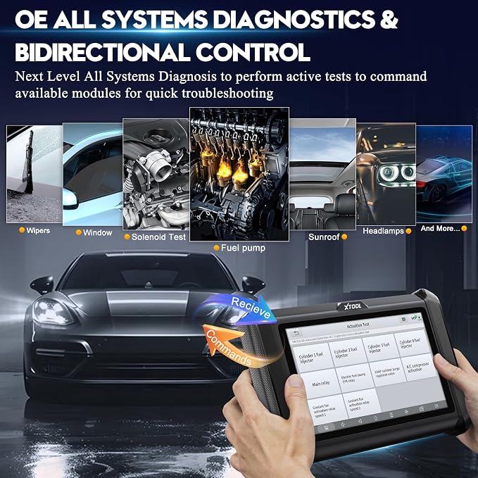 XTOOL D7W Wireless OBD2 Scanner Diagnostic Tool 2025 Upgraded Ver. of D7 - Image 4