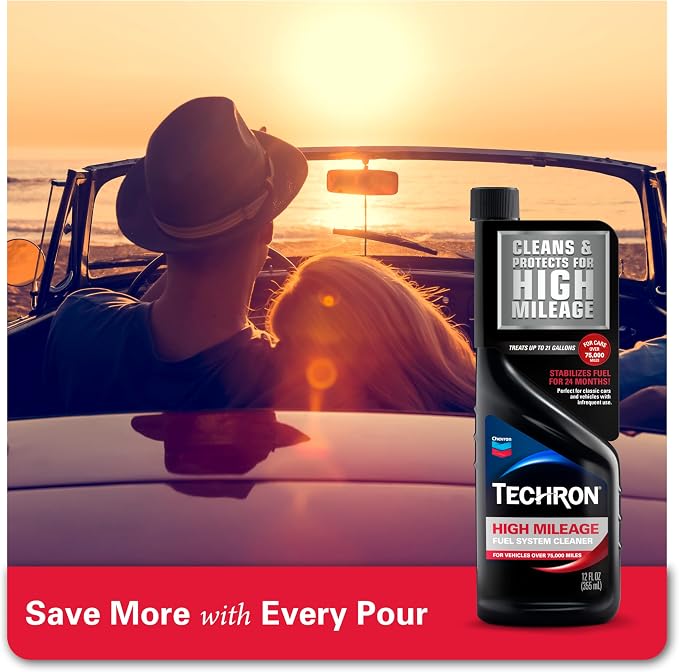 Chevron Techron High Mileage Fuel System Cleaner, 12 oz - Image 4