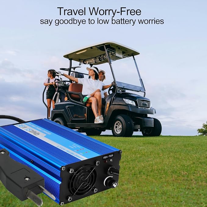 12 Amp 36 Volt Golf Cart Battery Charger - Image 2