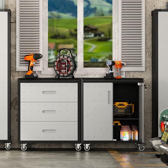Metal Garage Storage Cabinet - Image 2