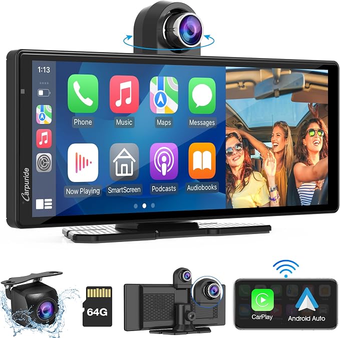 2025 CARPURIDE W903 Portable Carplay & Android Auto by WirelessCarStereo