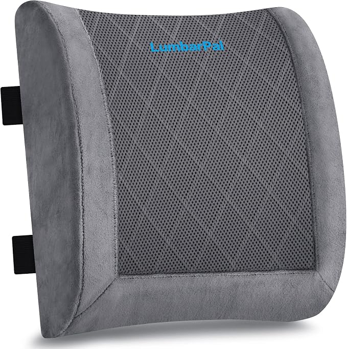 Lumbar Support Pillow for Office Chair Back Support Lumbar Pillow for Car by TushGuard