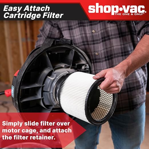 Shop-Vac 5761311 12-Gallon Wet/Dry Shop Vacuum, 6 Peak HP, 1.5 Inch Diameter x - Image 3