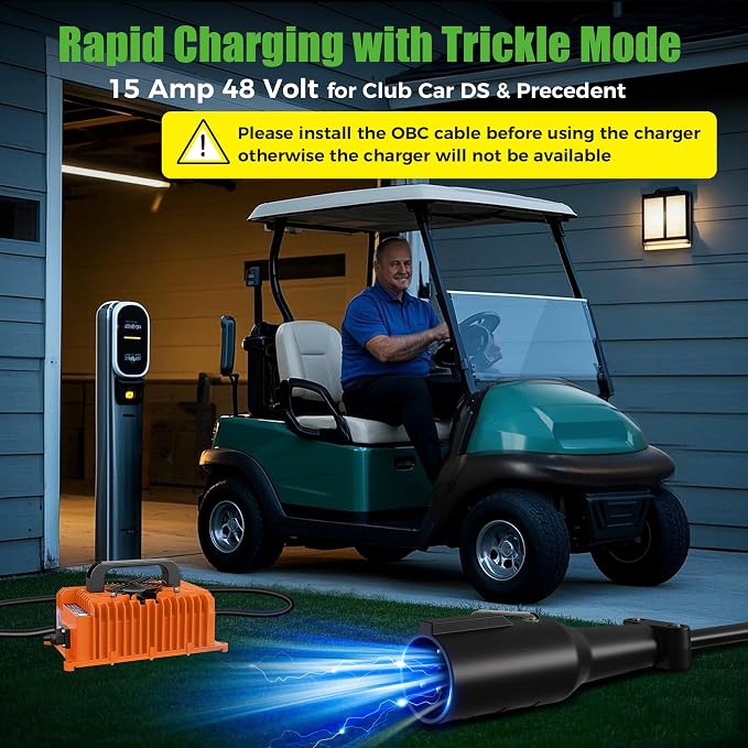 10L0L 15 Amp 48 Volt Golf Cart Charger - Image 7