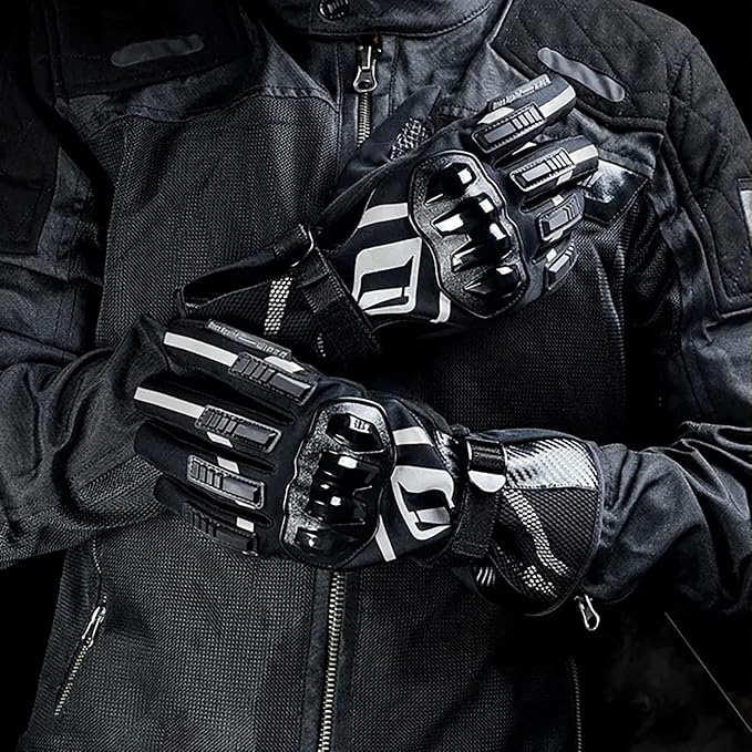 Motorcycle Gloves, Waterproof, Touch Screen, Men's Winter Gloves, Snowmobile - Image 3