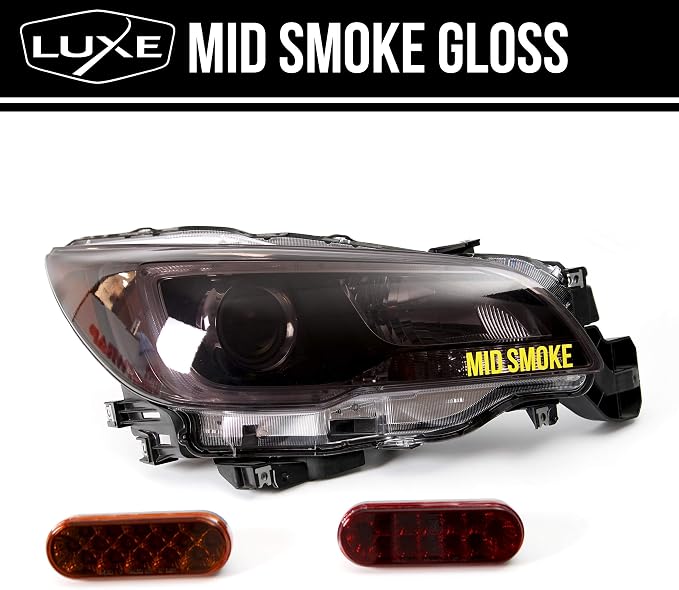 Luxe LightWrap Mid Smoke Gloss Universal Headlight Tail Light Tint Kit - Image 5