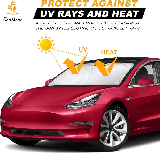 Econour Tesla Windshield Sun Shade - Image 6