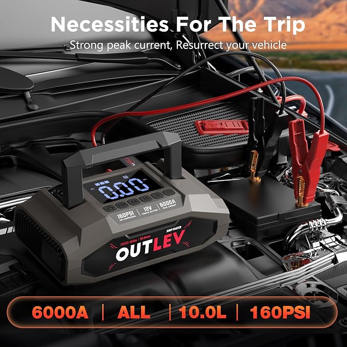 Jump Starter with Air Compressor - Image 2