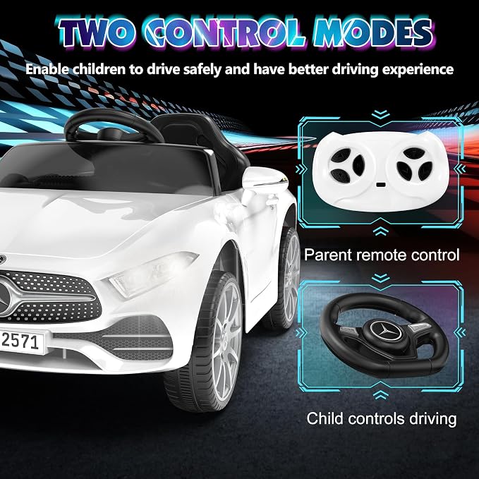 12V Kids Ride On Car with 2.4G Remote Control, Battery Powered Electric Car - Image 3