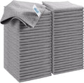 HOMEXCEL Grey Microfiber Cleaning Cloth, 50 Pack Cleaning Towels by HOMEXCEL
