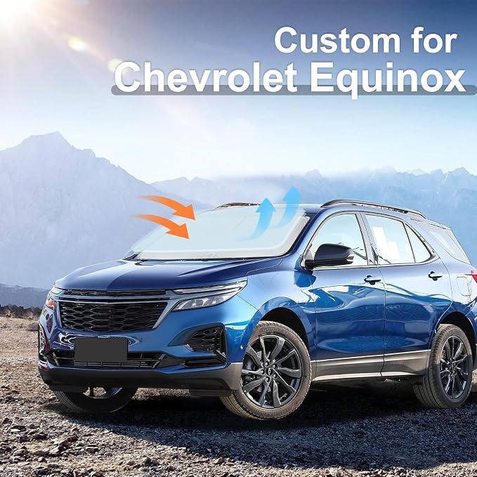 for Chevrolet Equinox 2018-2023 2024 2025 Sun Shade Sunshade Windshield Cover - Image 2
