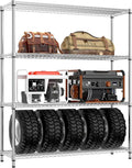 IZEUK 2640 LBS Garage Shelving Wide Storage Shelves 4 Tier Metal Shelves Heavy by Unknown