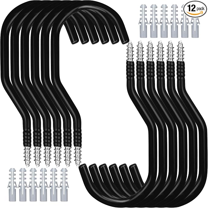 HORUSDY 12 Pack Heavy Duty Bike Hooks by HORUSDY