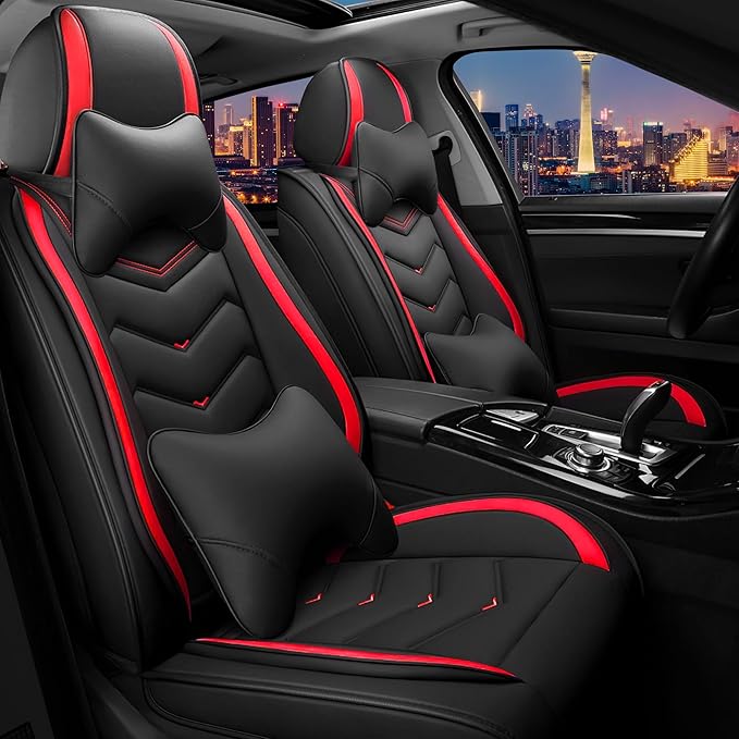 Car Seat Covers for Chrysler Pacifica 2004-2025, Stylish Sport Seat Cover by Unknown