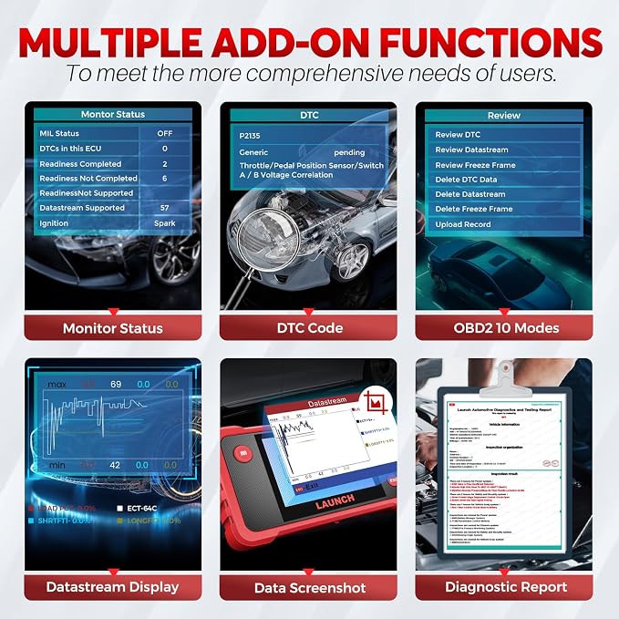 LAUNCH CRP123 V2.0 Plus Elite OBD2 Scanner, 2025 New Full System Lifetime Free - Image 7