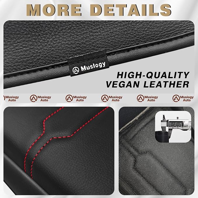 Muslogy Center Console Armrest Cover Compatible - Image 4