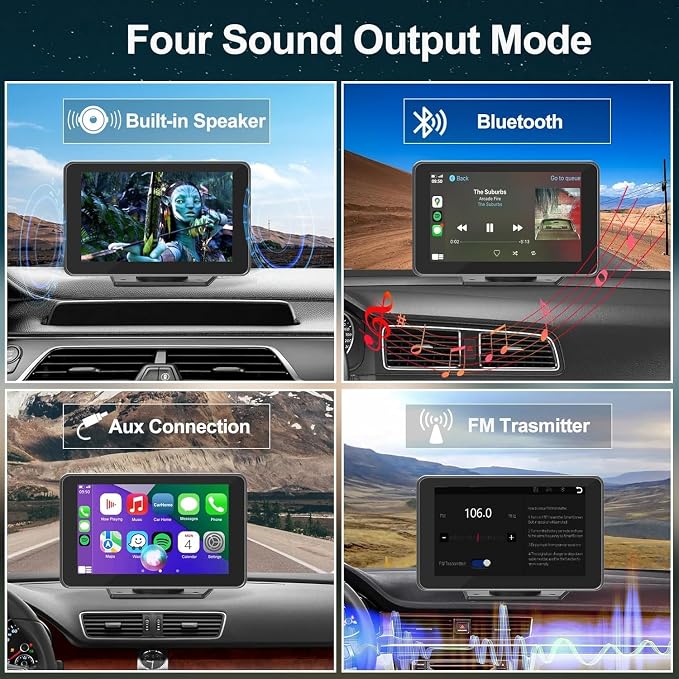 Portable Apple Carplay/Android Auto Screen - Image 4