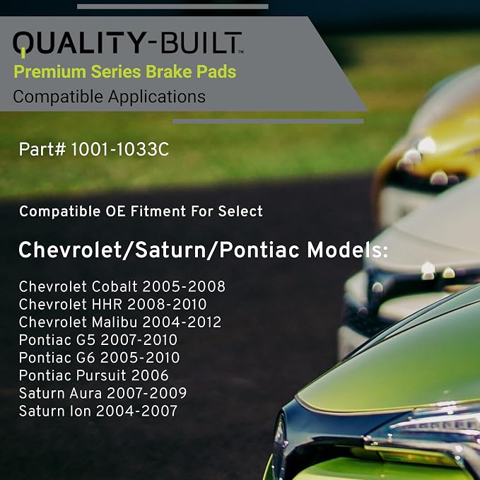 Premium Ceramic Rear Brake Pads Compatible - Image 3