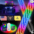 2PCS 2FT Fat Whip Lights for UTV ATV by Ehaho