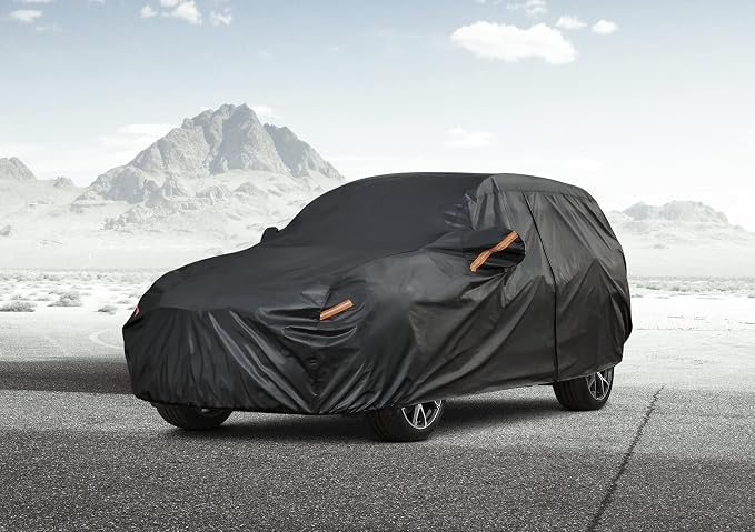 Kayme 7 Layers Heavy Duty SUV Car Cover Waterproof All Weather, Full Exterior - Image 7