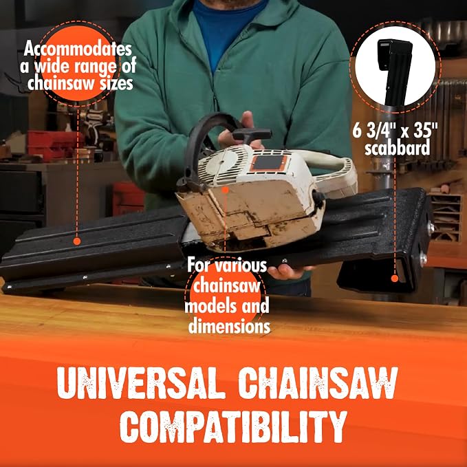FORESTER Adjustable Bucket Chainsaw Scabbard | Chainsaw Holder - Image 3