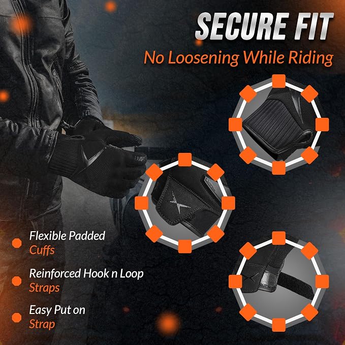 Breathable Motorcycle Gloves for Men - Image 6