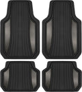 Motor Trend ChromeTech Car Floor Mats Full Set by MotorTrend