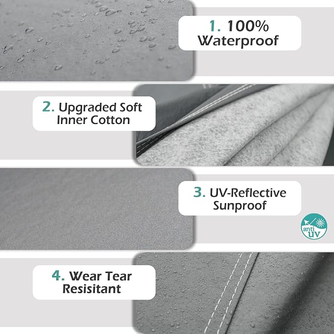 16 Layers SUV Car Cover Waterproof All Weather Heavy Duty, Universal Fit Toyota - Image 2