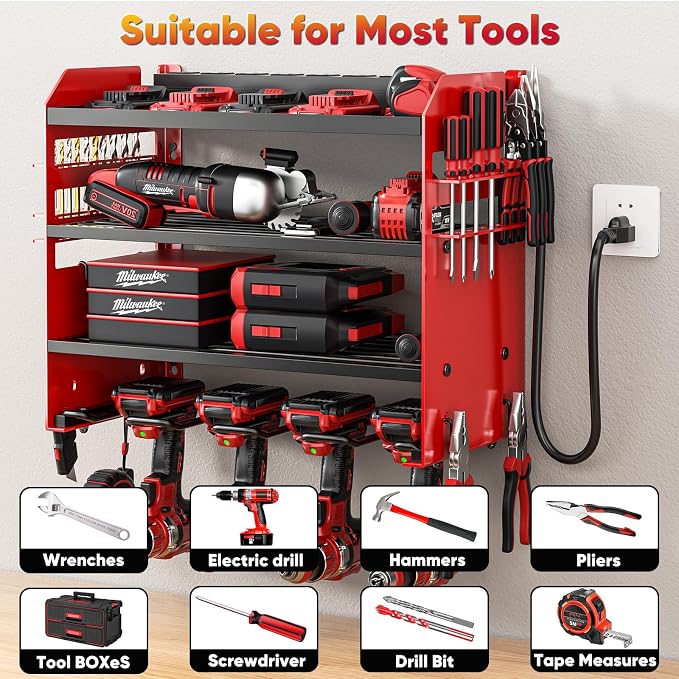 Power Tool Organizer Wall Mount - Image 3
