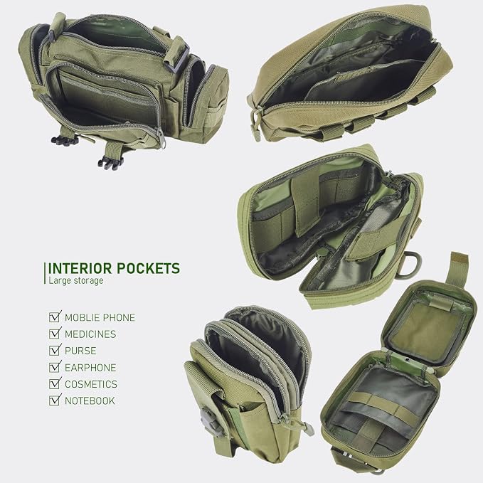 Universal Tactical Seat ​Back Organizer Vehicle Molle Panel Organizer Storage - Image 8