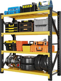 5000LBS Heavy Duty Garage Shelving 59" W Garage Storage Shelves 4-Tier Metal by Unknown