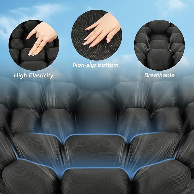 Travel Seat Cushion, 3D Air Inflatable Pressure Relief Cushion - Image 5