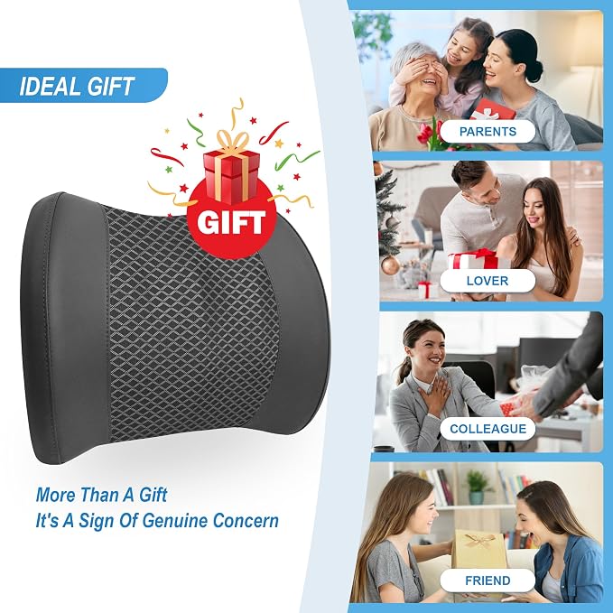 Memory Foam Lumbar Cushion Provides Lower Back Pain Relief and Comfortable - Image 6
