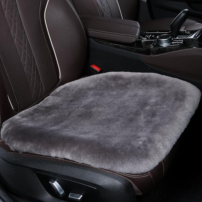 Fluffy Genuine Australia Sheepskin Car Seat Cover by OGLAND