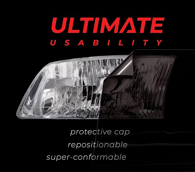 VViViD+ Ultimate Headlight Taillight Tint Vinyl Wrap - Image 4